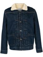 Levi's: Made & Crafted Faux Shearling-lined Trucker Jacket - Blue