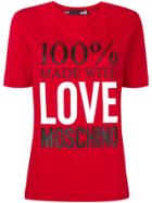Love Moschino 100% Love Moschino T-shirt - Red
