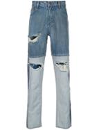 Mostly Heard Rarely Seen Helter Skelter Straight Jeans - Blue