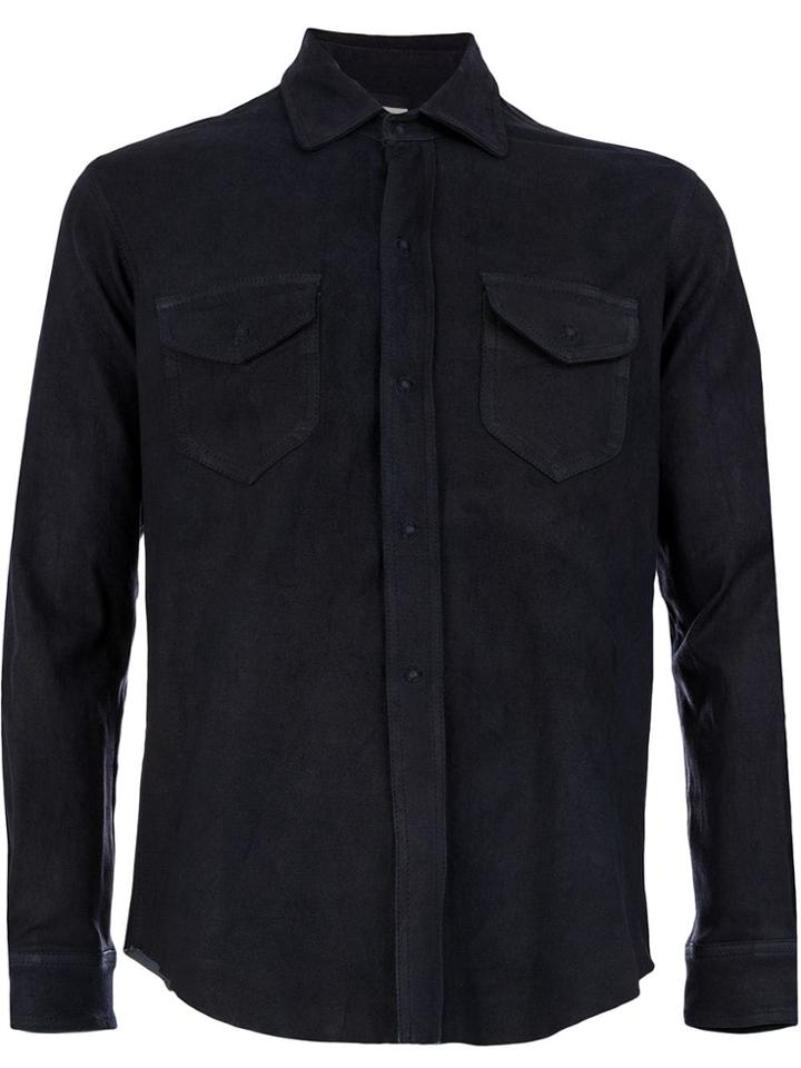 Giorgio Brato Plain Longsleeved Shirt - Black