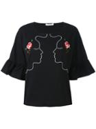 Vivetta - Pagello Blouse - Women - Cotton - 42, Black, Cotton