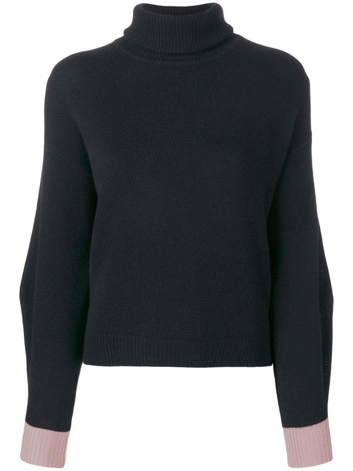 Pinko Cashmere Roll Neck Jumper - Black