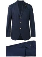 Gabriele Pasini - Formal Suit - Men - Cotton/spandex/elastane/viscose/polyimide - 48, Blue, Cotton/spandex/elastane/viscose/polyimide