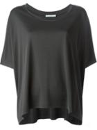 Dusan Oversized T-shirt, Women's, Grey, Silk/viscose