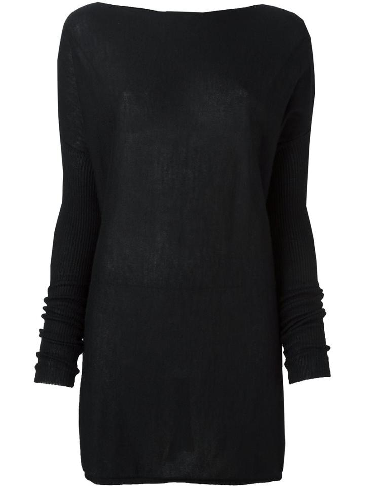 Kristensen Du Nord Scoop Neck Jumper, Women's, Size: 3, Black, Cashmere