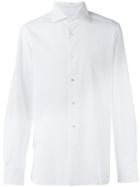 Ermenegildo Zegna Plain Shirt, Men's, Size: 41, White, Cotton