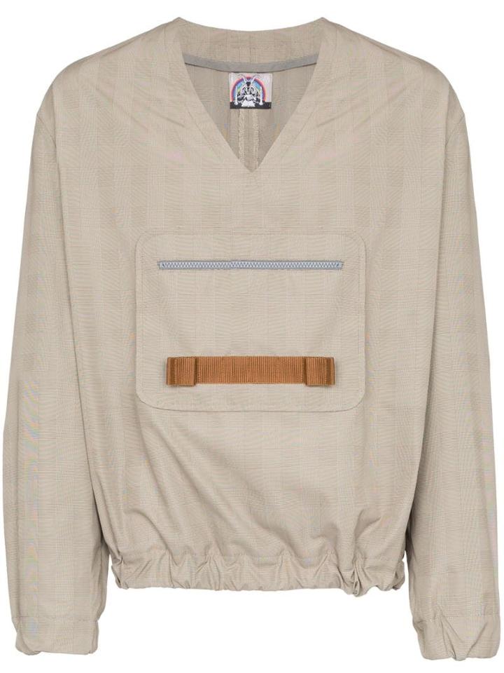 Boramy Viguier V Neck Long Sleeve Top - Grey