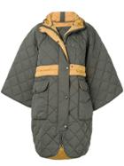 Henrik Vibskov Reversible Padded Coat - Green