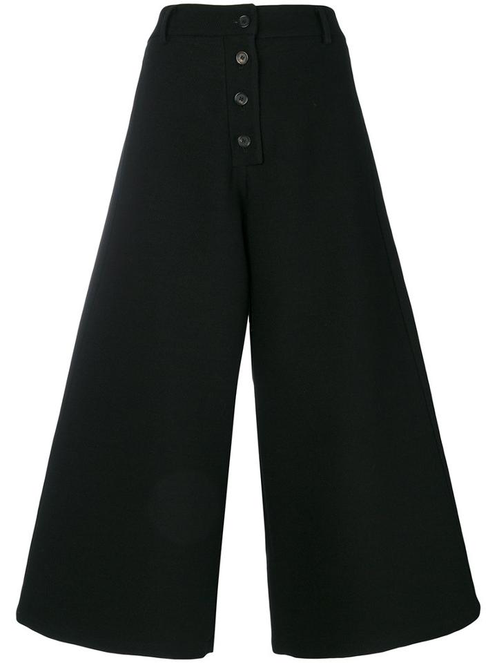 Société Anonyme - Ring My Bell Trousers - Women - Cotton/wool - 40, Black, Cotton/wool