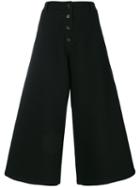 Société Anonyme - Ring My Bell Trousers - Women - Cotton/wool - 40, Black, Cotton/wool