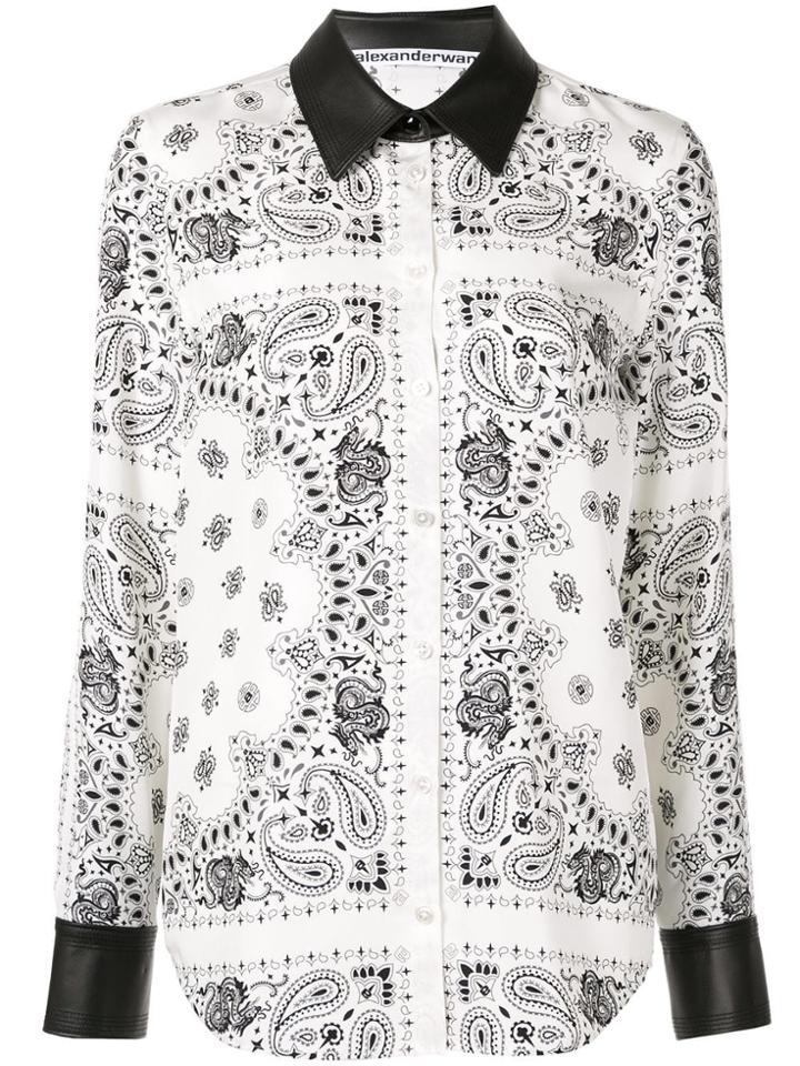 Alexander Wang Bandana Print Shirt - White