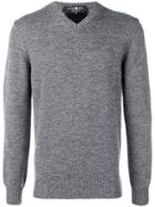 Hydrogen Thunderlight Intarsia Sweater - Grey