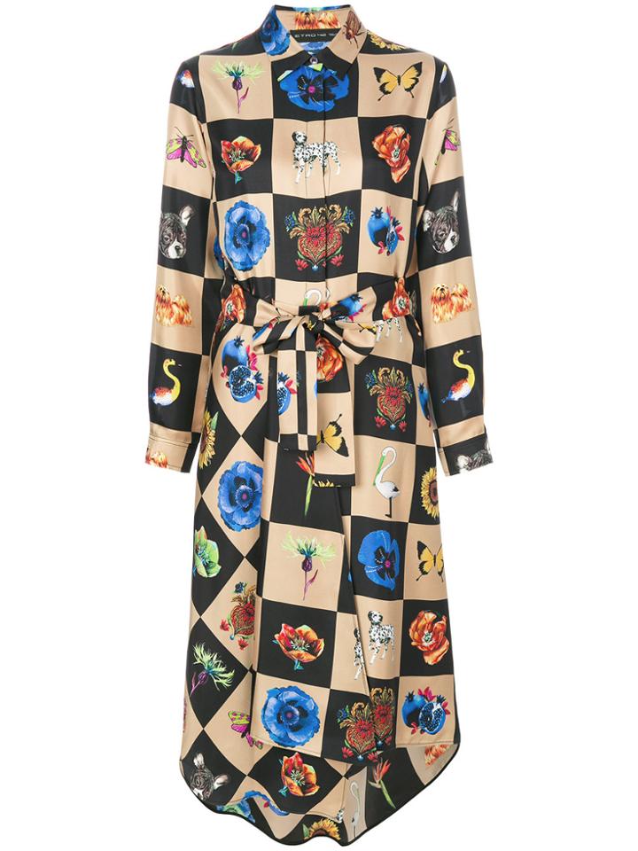 Etro Kipu Shirt Dress - Multicolour