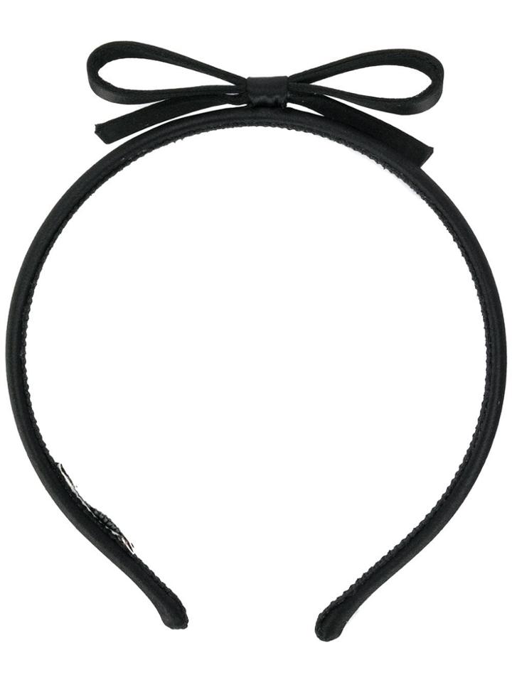 Miu Miu Bow Hair Band - Black