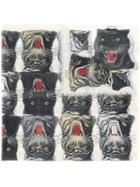 Gucci - Tigers Face Print Scarf - Women - Silk/cashmere/wool - One Size, Ivory, Silk/cashmere/wool