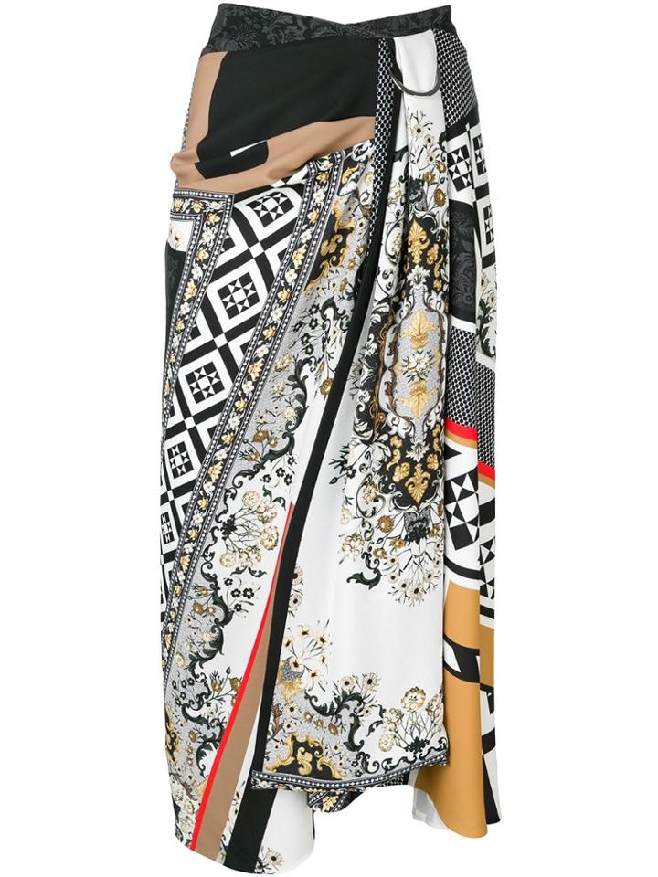 Mary Katrantzou Abstract Print Skirt - Black