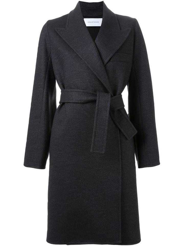 Scanlan Theodore 'milano' Peacoat, Women's, Size: 10, Grey, Wool