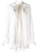 Ermanno Scervino - Embroidered Blouse - Women - Silk - 40, White, Silk