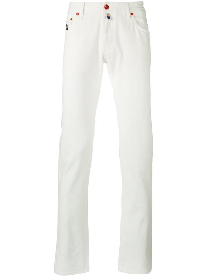 Jacob Cohen - Slim-fit Jeans - Men - Cotton/spandex/elastane - 36, White, Cotton/spandex/elastane
