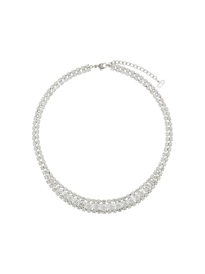 Christian Dior X Susan Caplan 1985 Christian Dior Necklace - Silver