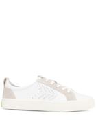 Cariuma Catiba Low Off White Leather Ice Suede Accents Sneakers