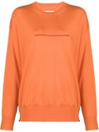 Mm6 Maison Margiela Seam Detail Sweatshirt - Yellow & Orange