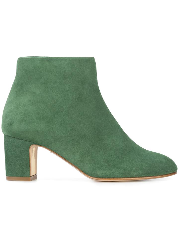 Rupert Sanderson Zipped Ankle Boots - Green