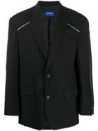 Ader Error Zip Detail Blazer Jacket - Black