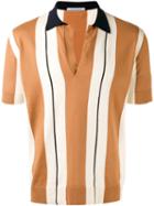 Andrea Pompilio Open Polo Shirt, Men's, Size: 48, Brown, Cotton