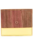 Corto Moltedo Contrast Bi-fold Wallet - Yellow & Orange