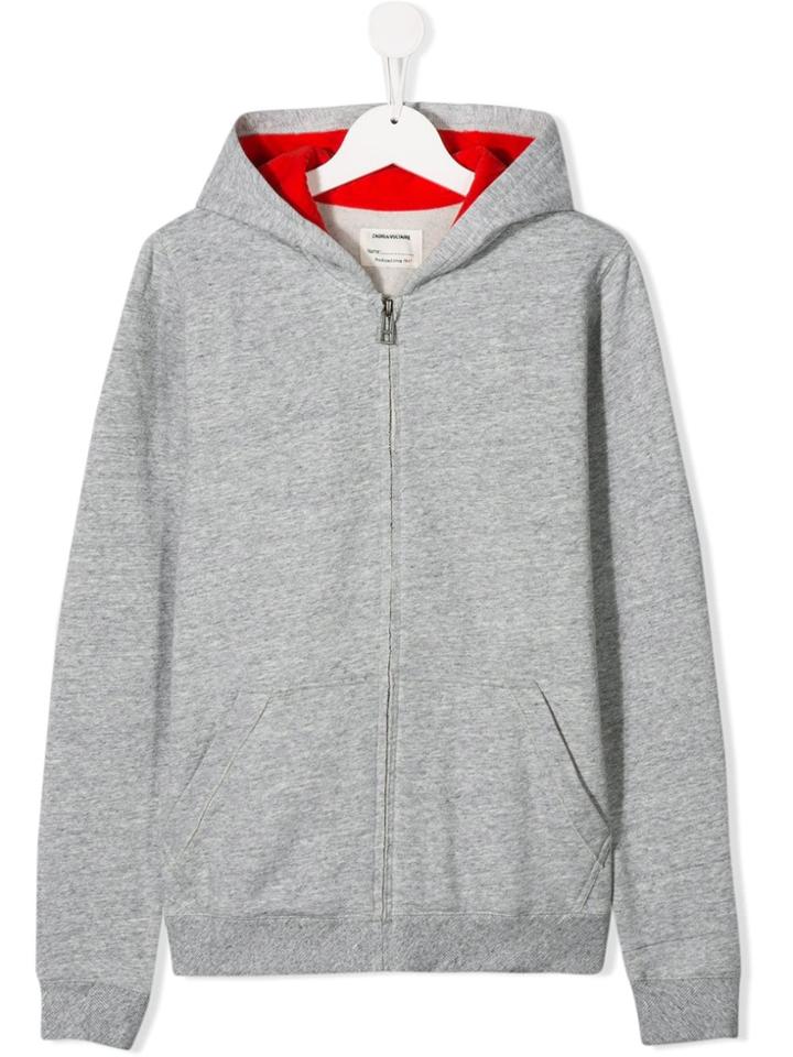 Zadig & Voltaire Kids Hank Graphic Hoody - Grey