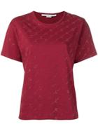 Stella Mccartney Embellished Monogram T-shirt - Red
