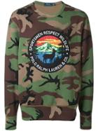 Polo Ralph Lauren Camouflage Print Sweatshirt - Brown