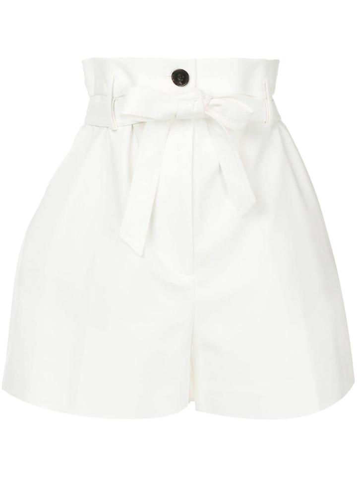 3.1 Phillip Lim Paper Bag Shorts - White