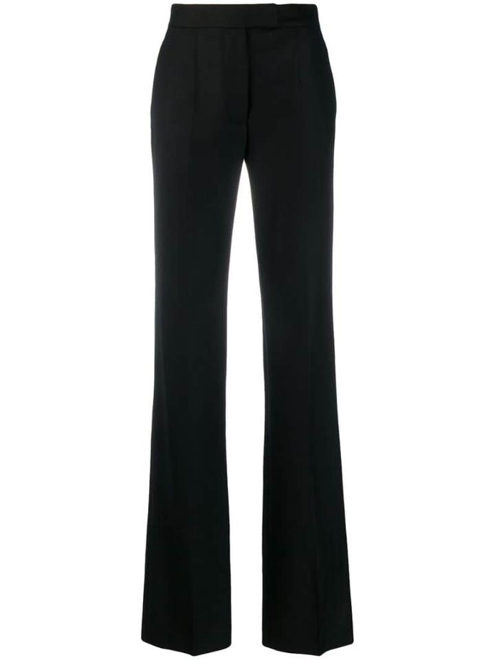 Stella Mccartney Wide Leg Tapered Trousers - Black