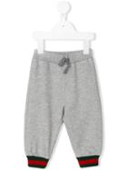 Striped Cuffs Sweatpants - Kids - Cotton/viscose - 18-24 Mth, Grey, Gucci Kids