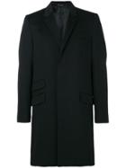 Dolce & Gabbana Slim-fit Single Breasted Coat - Black