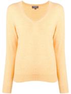 N.peal V-neck Jumper - Yellow