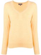 N.peal V-neck Jumper - Yellow