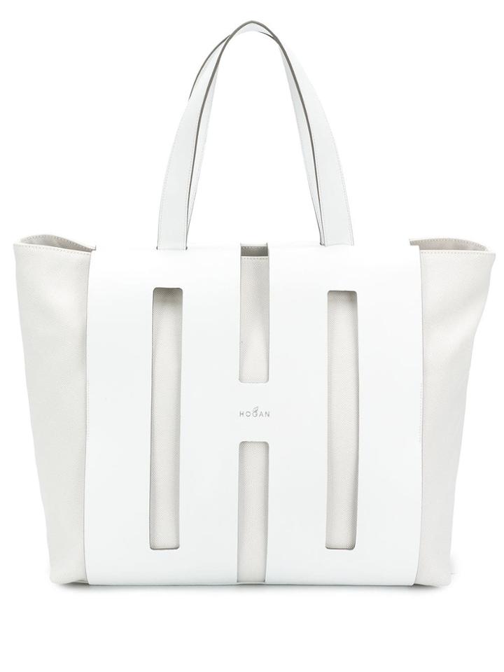 Hogan Bi-bag Tote - White