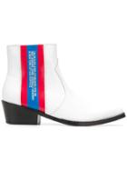 Calvin Klein Jeans Est. 1978 Side Striped Boots - White