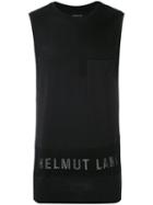 Helmut Lang - Branded Tank Top - Men - Cotton/modal - S, Black, Cotton/modal