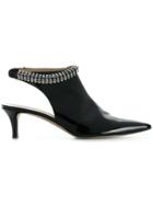 Christopher Kane Crystal Patent Leather Boots - Black