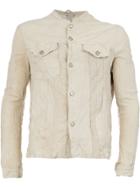 Giorgio Brato Wrinkled Effect Jacket - White