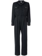 Yves Saint Laurent Vintage Patch Pocket Jumpsuit - Grey