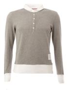 Thom Browne Long Sleeved Polo Shirt