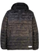 Mostly Heard Rarely Seen Quarter Zip Puffer Jacket - Green