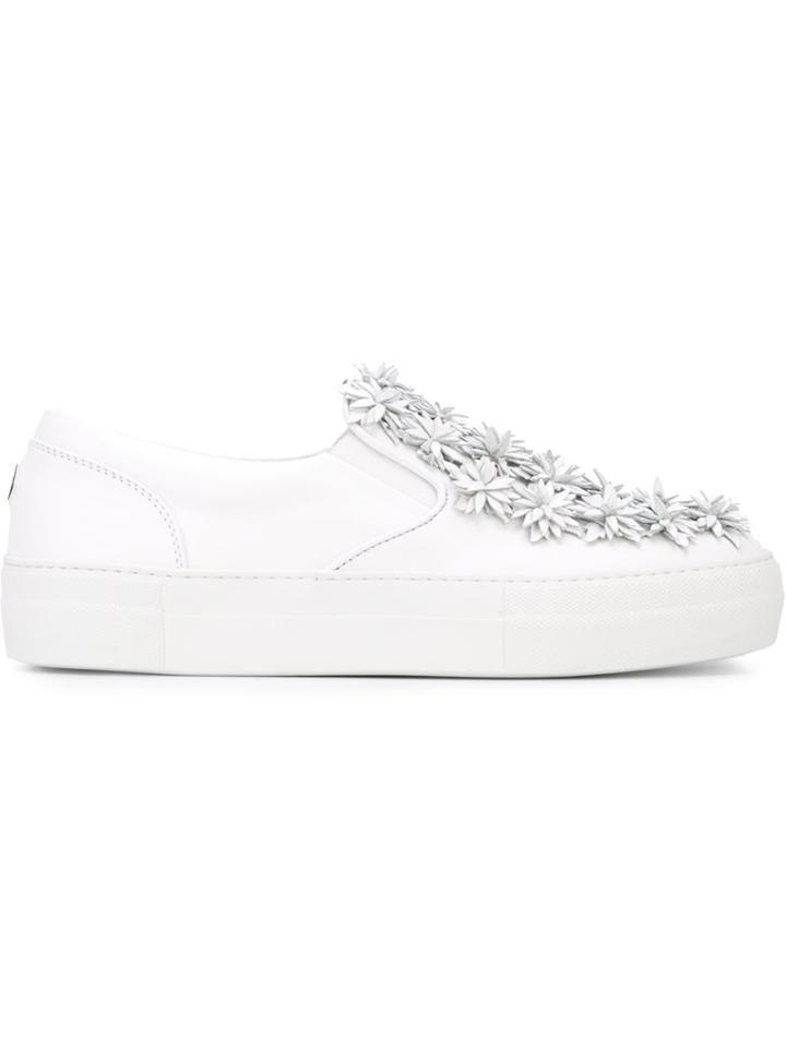 Moncler Roseline Sneakers, Women's, Size: 36, White, Leather/rubber