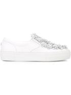 Moncler Roseline Sneakers, Women's, Size: 36, White, Leather/rubber