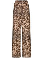 P.a.r.o.s.h. Leopard Printed Trousers - Neutrals